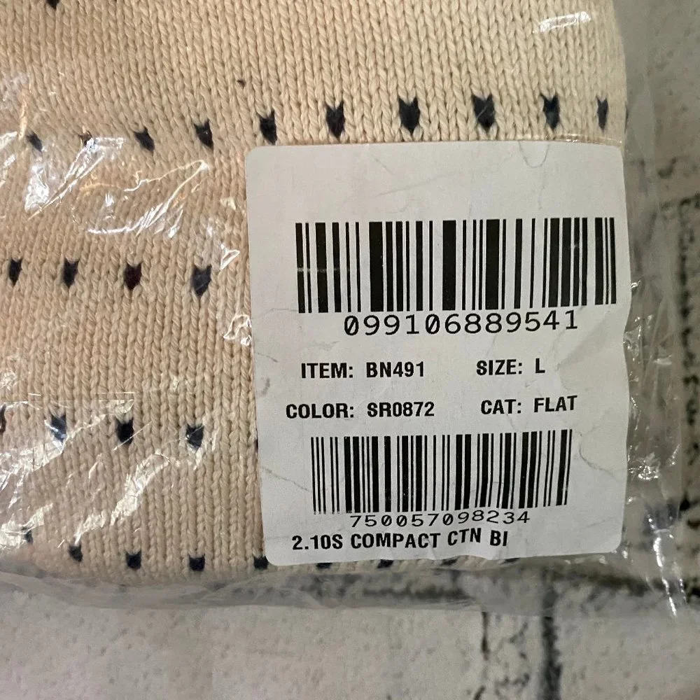 J. Crew Heritage cotton sweater in bird's-eye stitch L